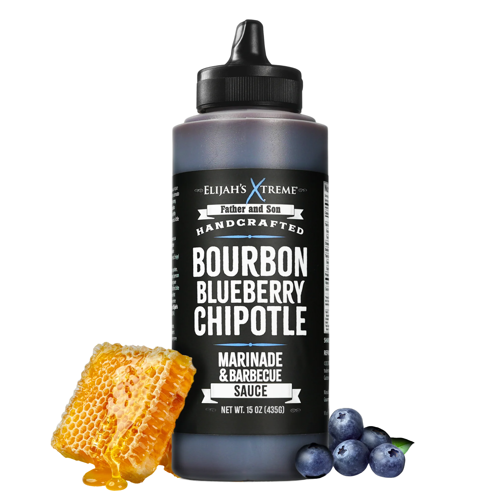 Bourbon Blueberry Chipotle BBQ Sauce & Marinade Elijah's Xtreme
