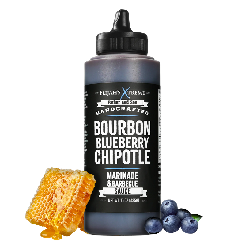 Bourbon Blueberry Chipotle BBQ Sauce & Marinade Elijah's Xtreme