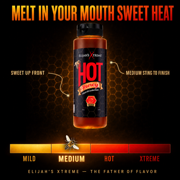 elijahs xtreme hot honey heat scale
