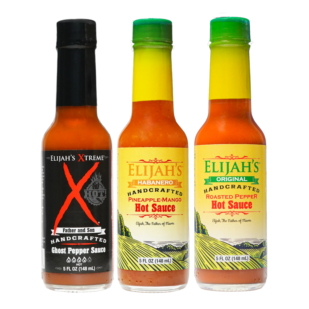Mild & Hot Trio Hot Sauce Set