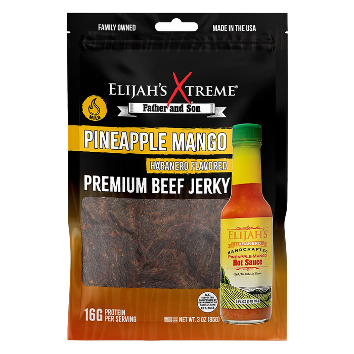 Pineapple-Mango Habanero Beef Jerky