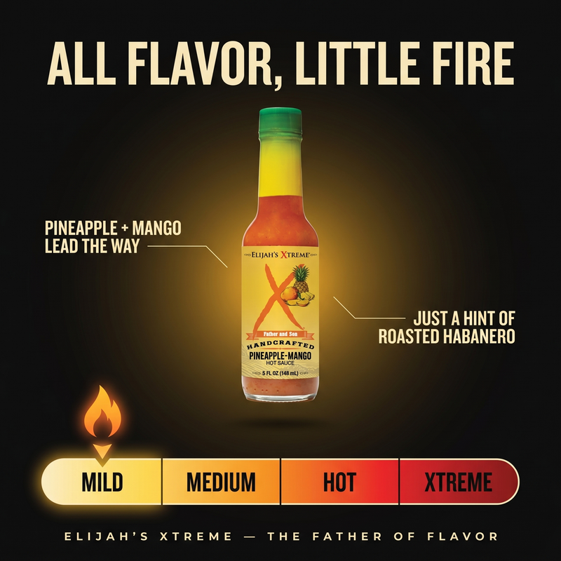 Pineapple-Mango Habanero Hot Sauce – Elijah's Xtreme, image 2