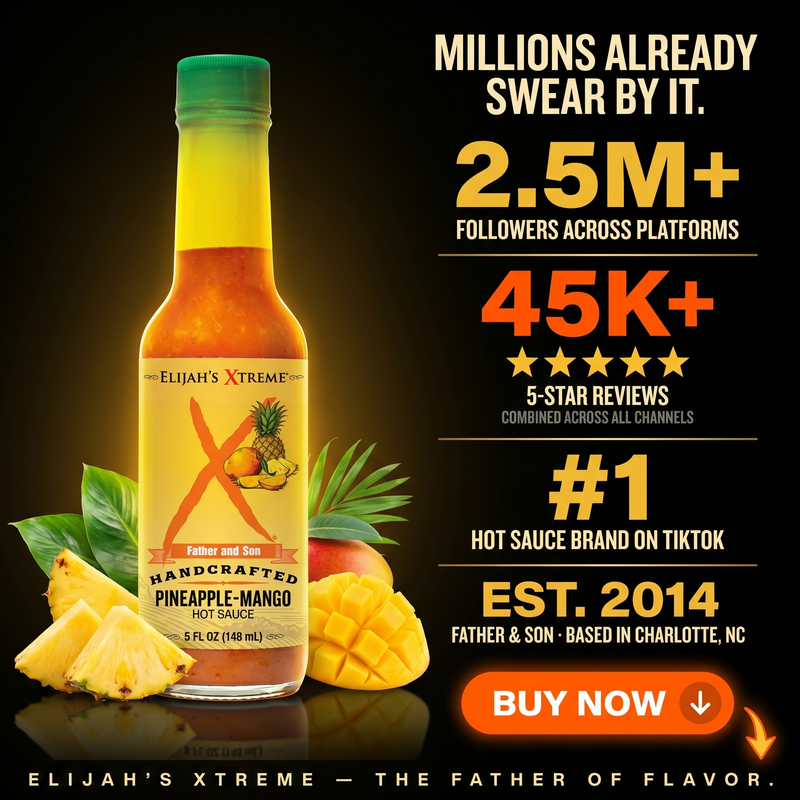 Pineapple-Mango Habanero Hot Sauce – Elijah's Xtreme, image 3