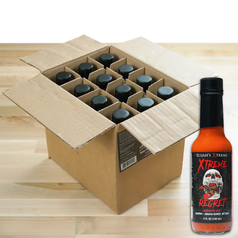 Carolina Reaper Hot Sauce 12-Pack | Xtreme Regret Bulk Case