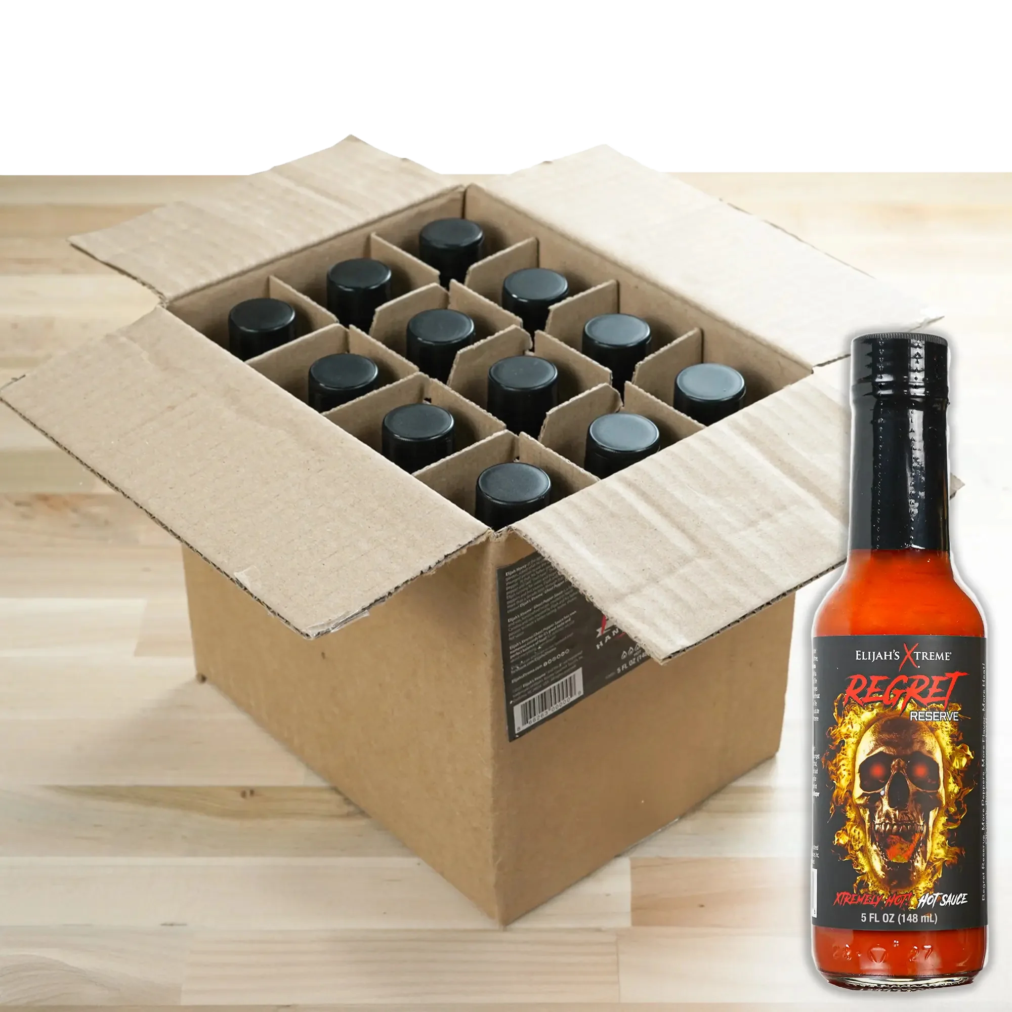 Regret Reserve Hot Sauce (12 pk Case) Hot Sauce Elijah's Xtreme