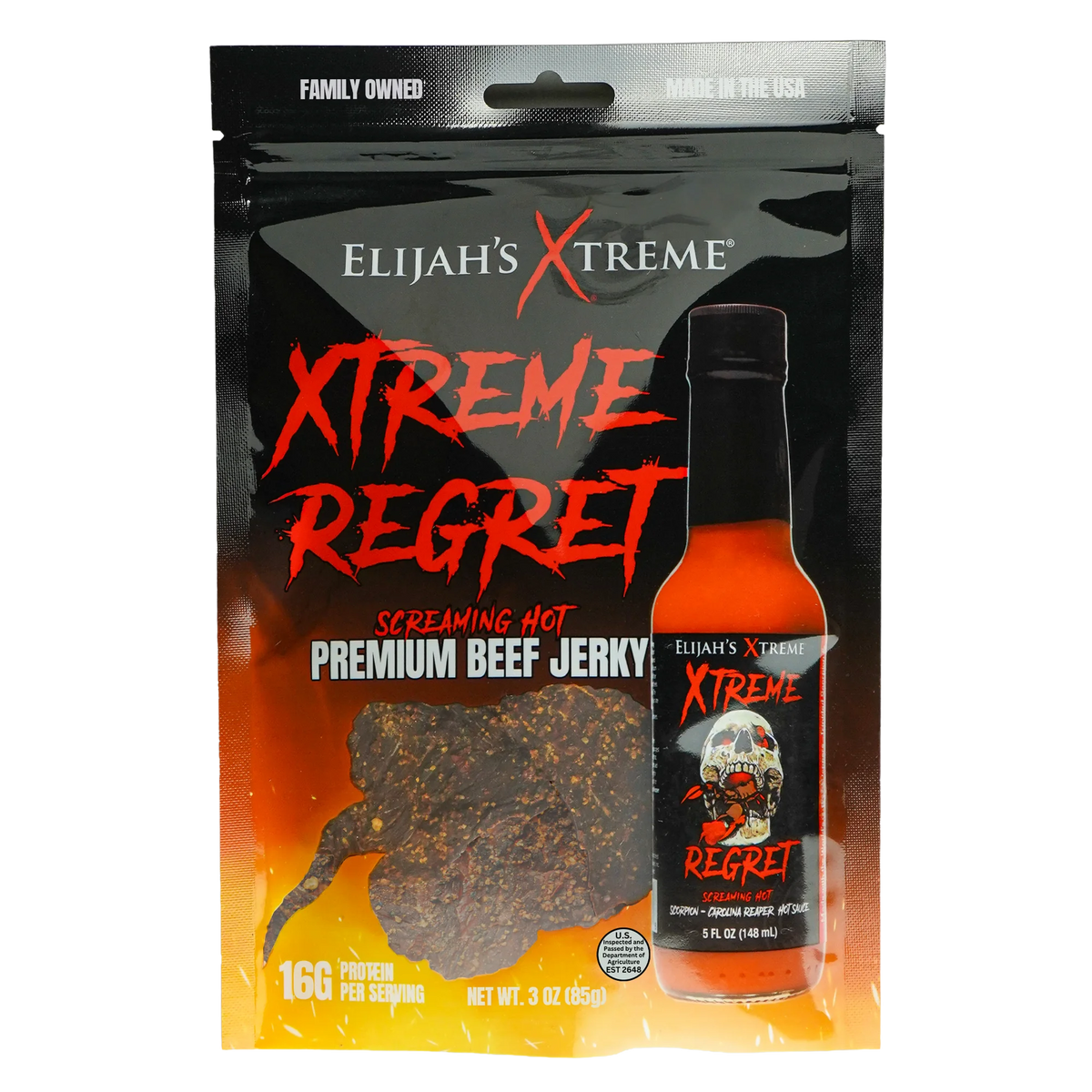 Spicy Beef Jerky | Hottest Beef Jerky | Elijah's Xtreme®
