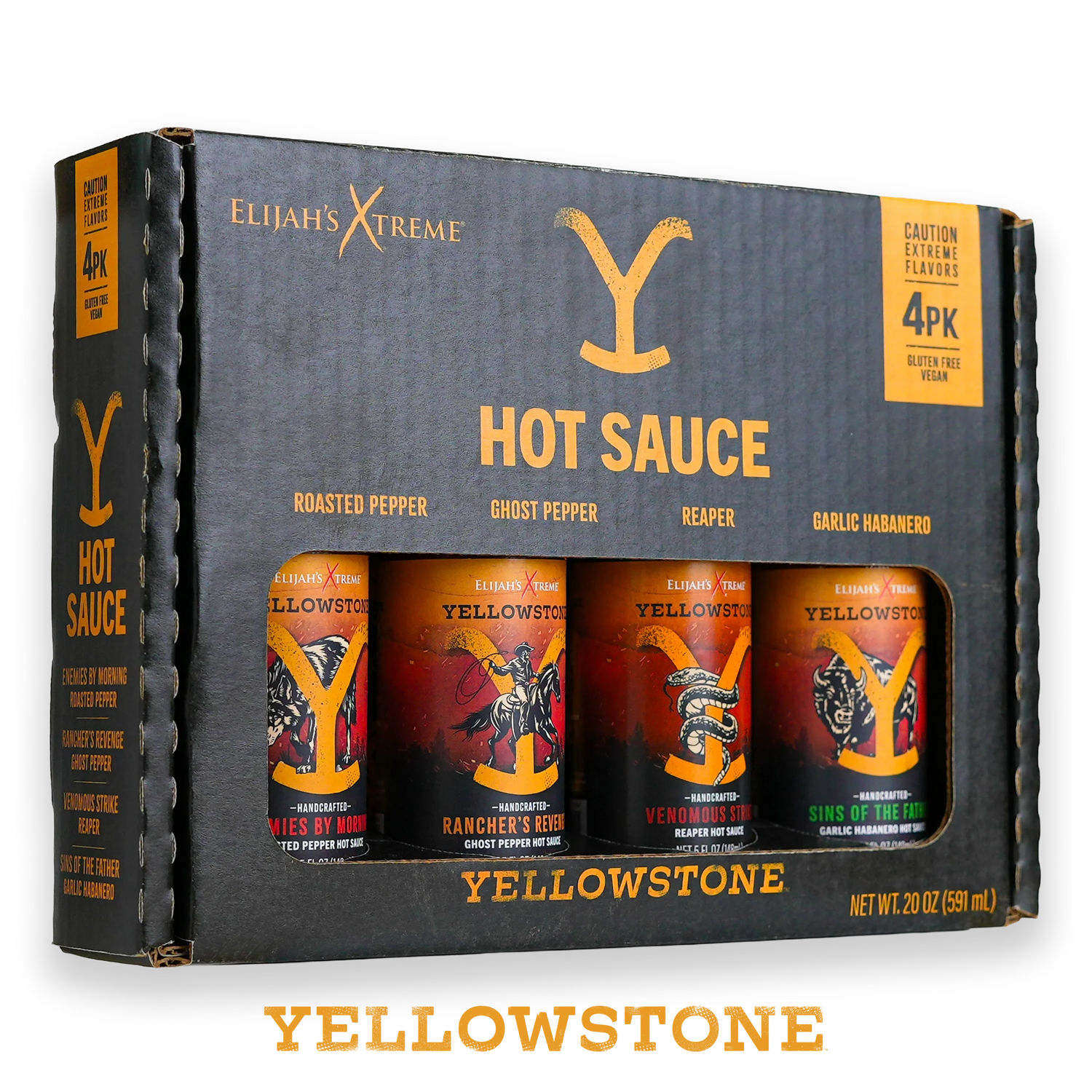 Yellowstone WHOLESALE 🤠 Elijah's Xtreme Yellowstone Variety 4 Pack (Case of 5)