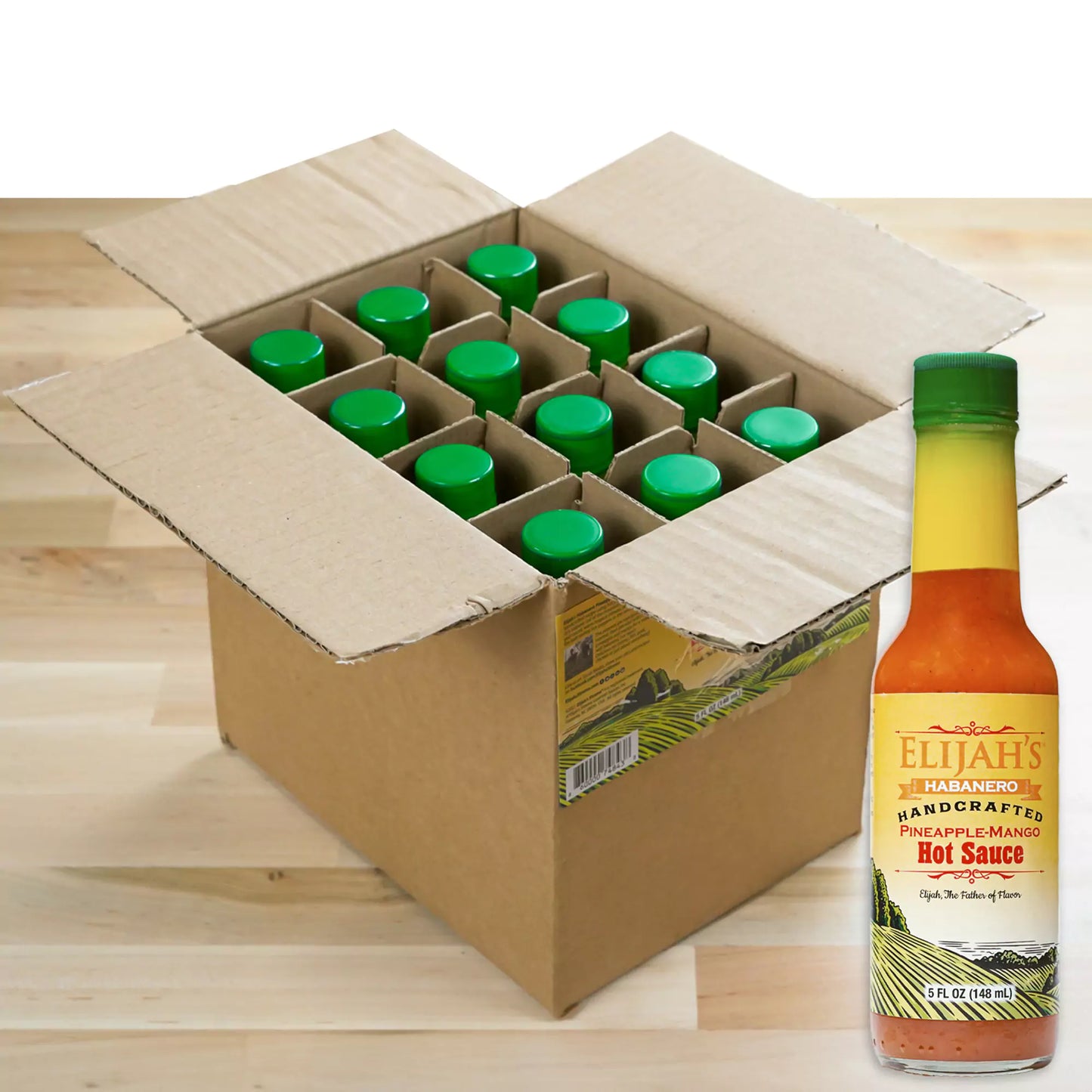 Pineapple Mango Habanero Hot Sauce (12 pk Case)