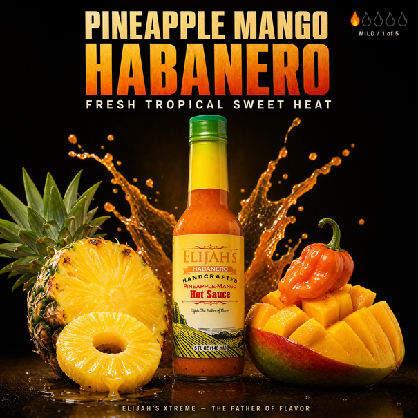 Pineapple-Mango Habanero Hot Sauce
