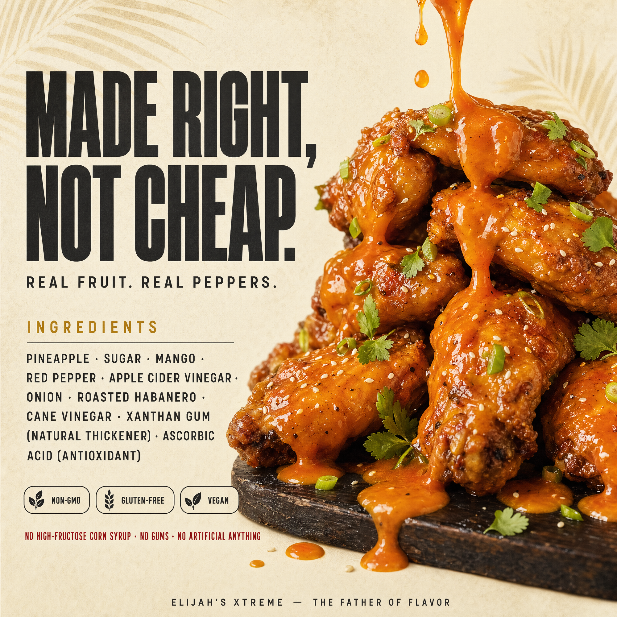 Pineapple-Mango Habanero Hot Sauce