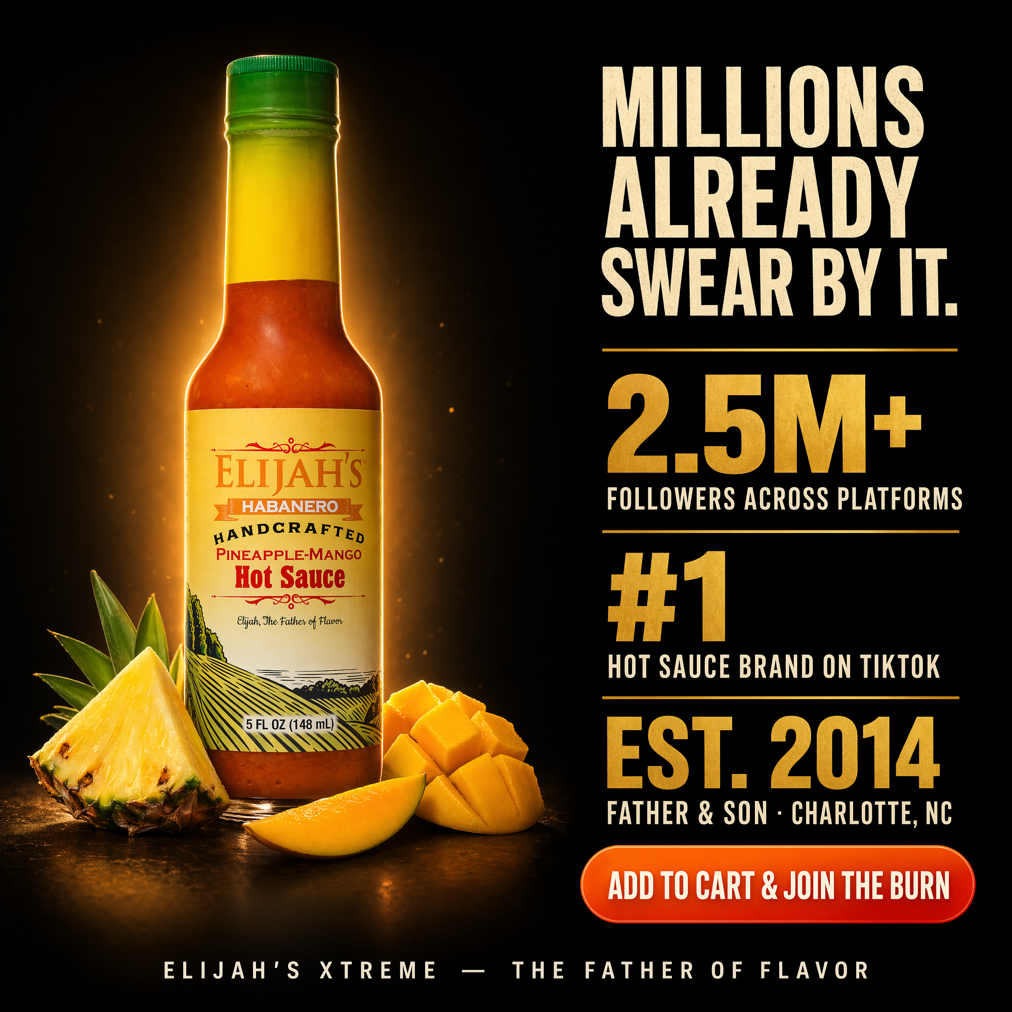 Pineapple-Mango Habanero Hot Sauce