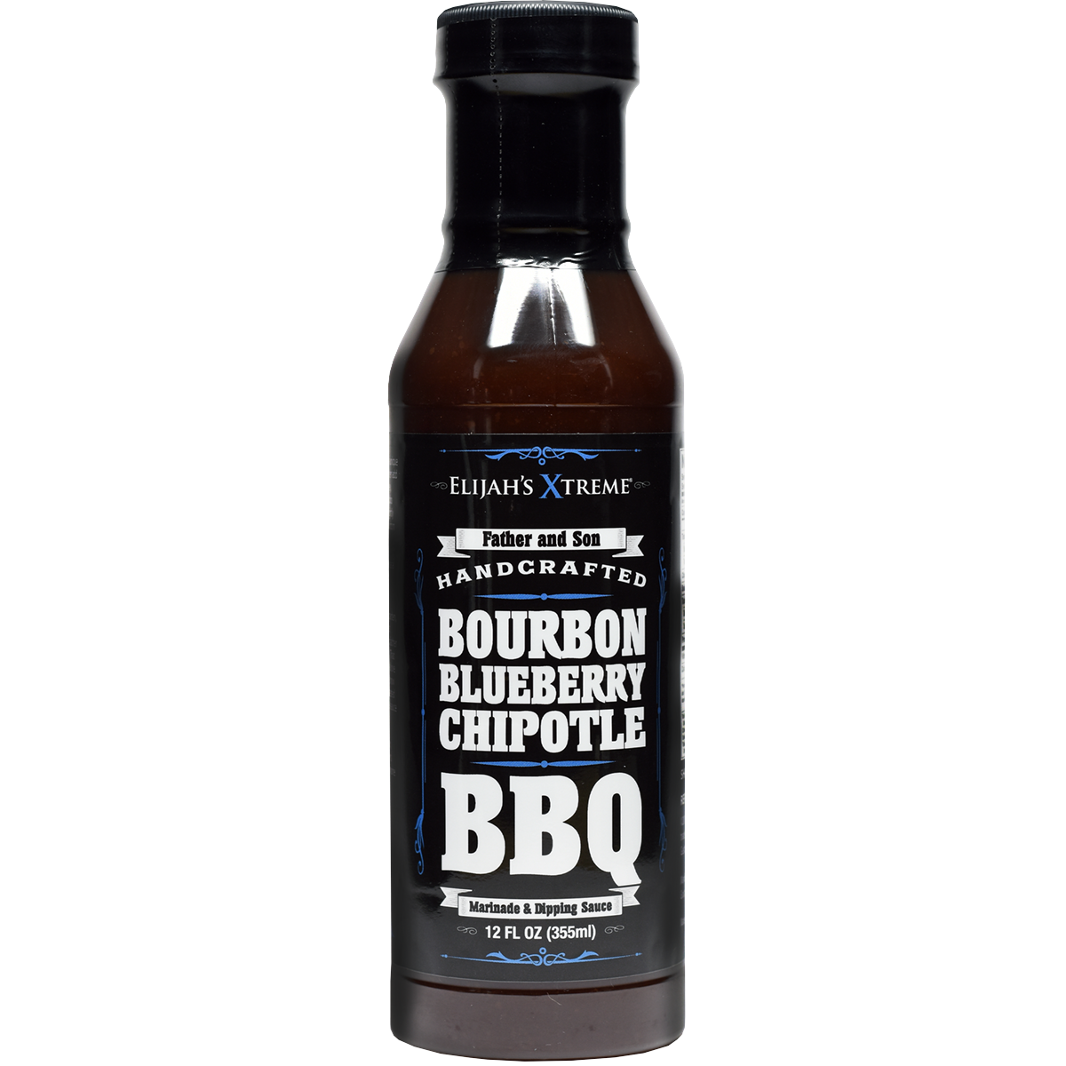 Elijah's Xtreme Bourbon Blueberry Chipotle BBQ Sauce