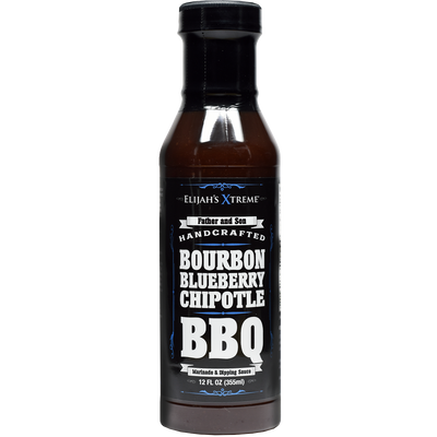 Elijah's Xtreme Bourbon Blueberry Chipotle BBQ Sauce