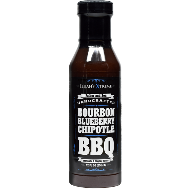 Elijah's Xtreme Bourbon Blueberry Chipotle BBQ Sauce